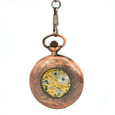 JIJIA JX003 Hot Wheels Hollow Case Mechanical Pocket Watch