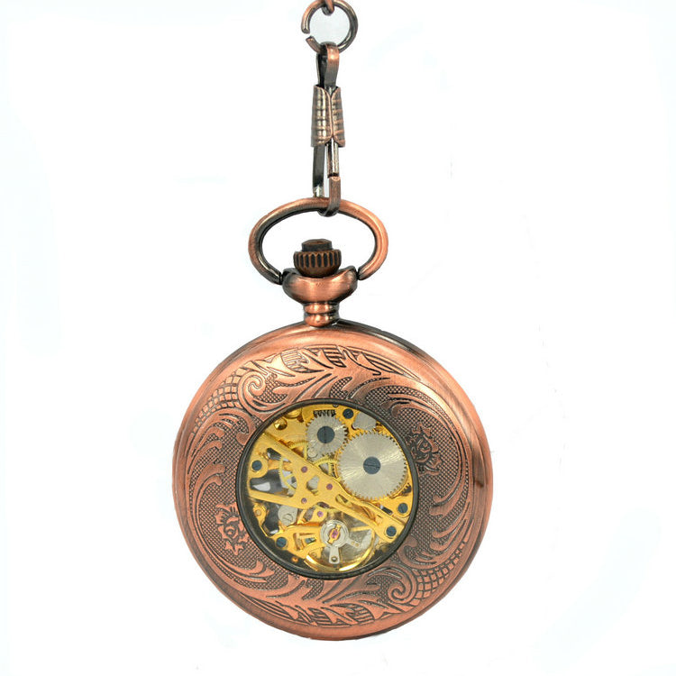 JIJIA JX003 Hot Wheels Hollow Case Mechanical Pocket Watch