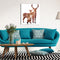 Miico Hand Painted Oil Paintings Simple Style Deer Family A Wall Art For Home Decoration Painting