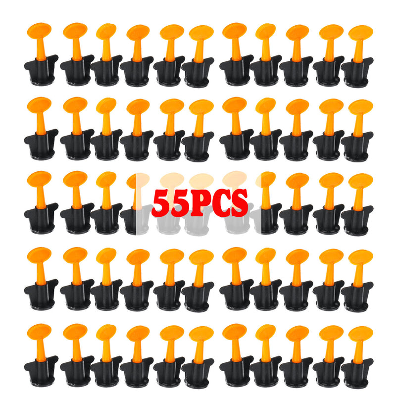 55/110/220 Set Tile Leveling System Floor Kit Tile Spacers Alignment Adjustable Clip Reusable Hand Tool