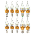 E27 E14 E12 B22 B15 6W 25 SMD 2835 LED Pure White Warm White Pull Tail Light Lamp Bulb AC85-265V