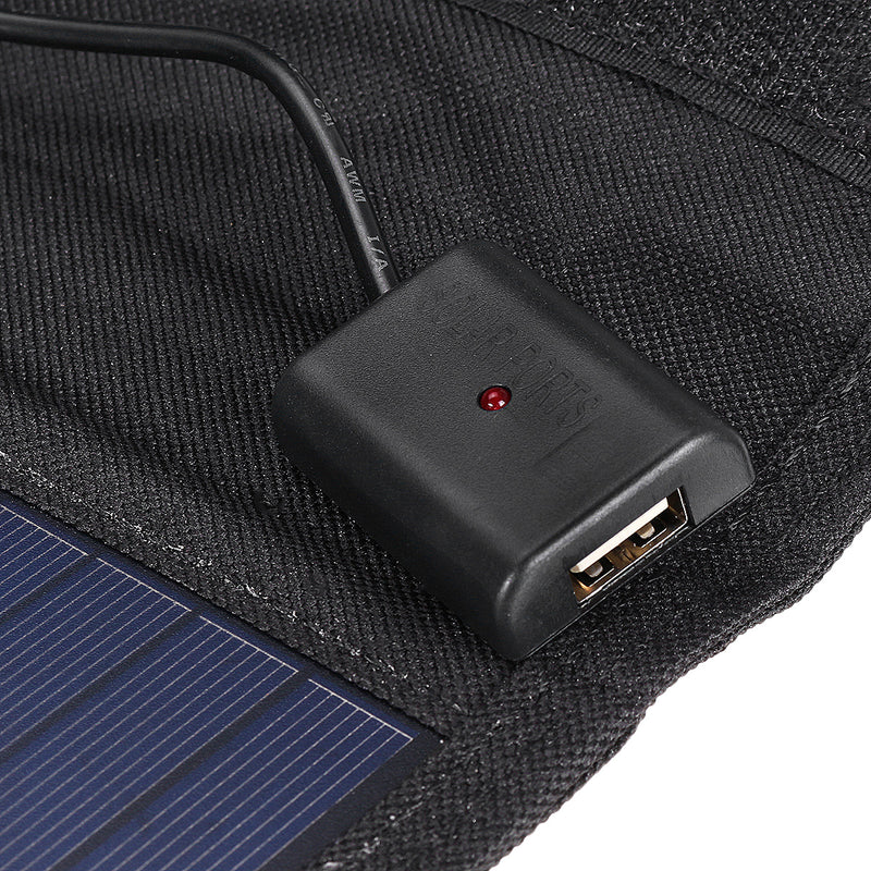 Solar Charger 5V Foldable Waterproof  Solar Power Charger USB Solar Battery Charger With Solar Panel for Traveling Camping Hiking