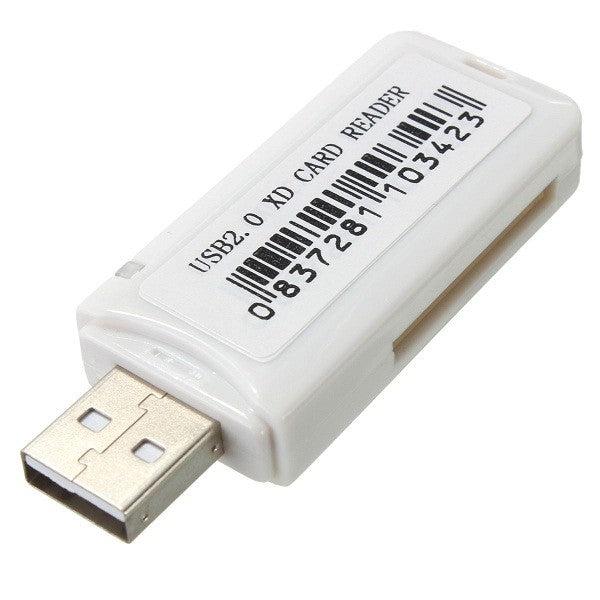 USB 2.0 High Speed xD Memory Card Reader Adapter White for Olympus Fuji xD Pictu