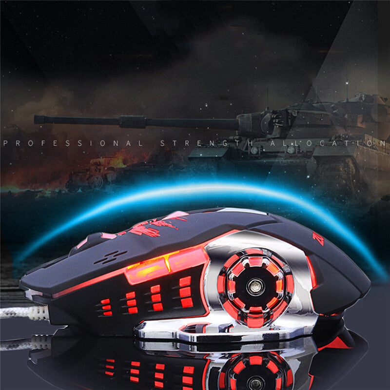 ZUOYA MMR4 Wired Mouse Gamer Mice LED Desktop Gaming Computer Optical Game Mice For Laptop PC Computer Support LOL Macro Programming