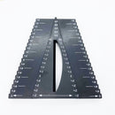 1/8"-5" Woodworking Scribe Mark Line Gauge Cross-out Ruler Carpenter Tools