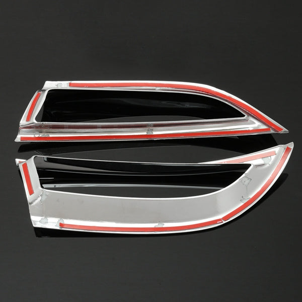 2pcs Chrome Rear Tail Light Trim Decoration Cover For Honda CRV CR-V 2012-2014