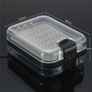Double Side Waterproof Fly Fishing Box Foam Insert with Lanyard Hold 136 Flies