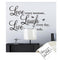 Live Love Butterfly Wall Sticker Living Room Home Decoration Creative Decal DIY Mural Wall Art
