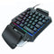 ZUOYA G92 Wired Single Handed RGB Gaming Membrane Keyboard 35 Keys One Hand Ergonomic Game Keypad for PC Laptop Pro PUBG Gamer
