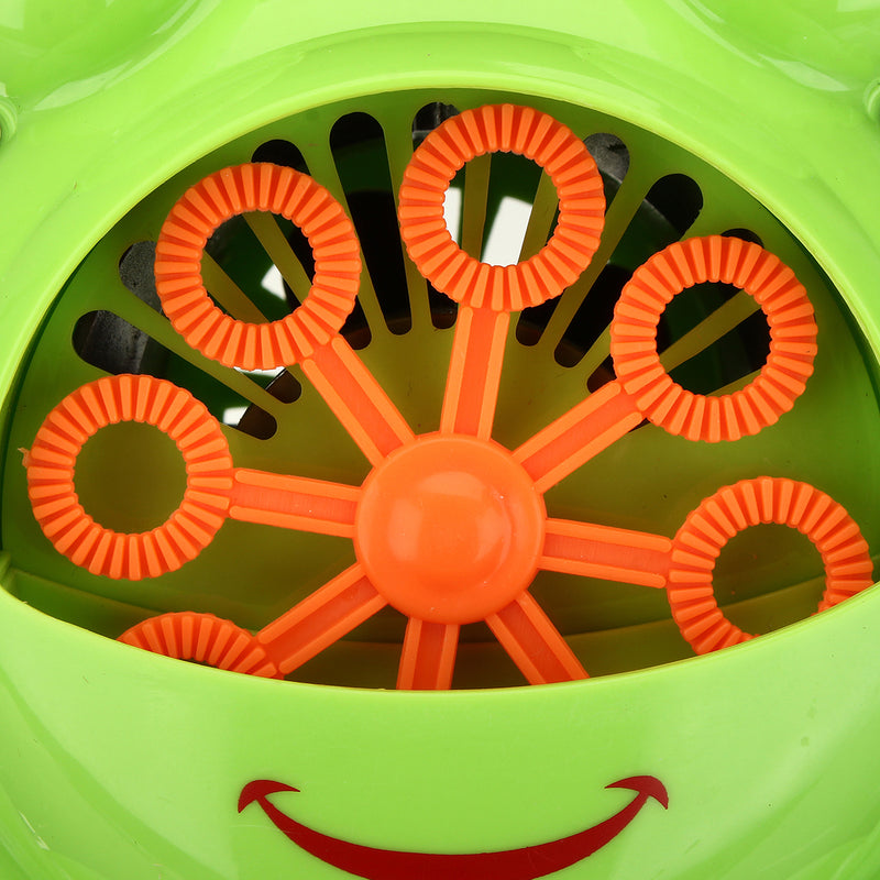 Automatic Bubble Machine Big Frog Bubble Maker Blower Music Bath Toy For Kids