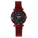 Ladies Dress Star Magnetic Band Fashion Luxury Crystal Dial Women Quartz Watch