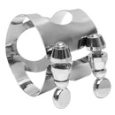Nickel Plated Clarinet Double Screws Adjust Mouthpiece Ligature