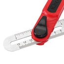 Drillpro Protractor Angle Ruler T Shape Ruler Adjustable Ruler with Level