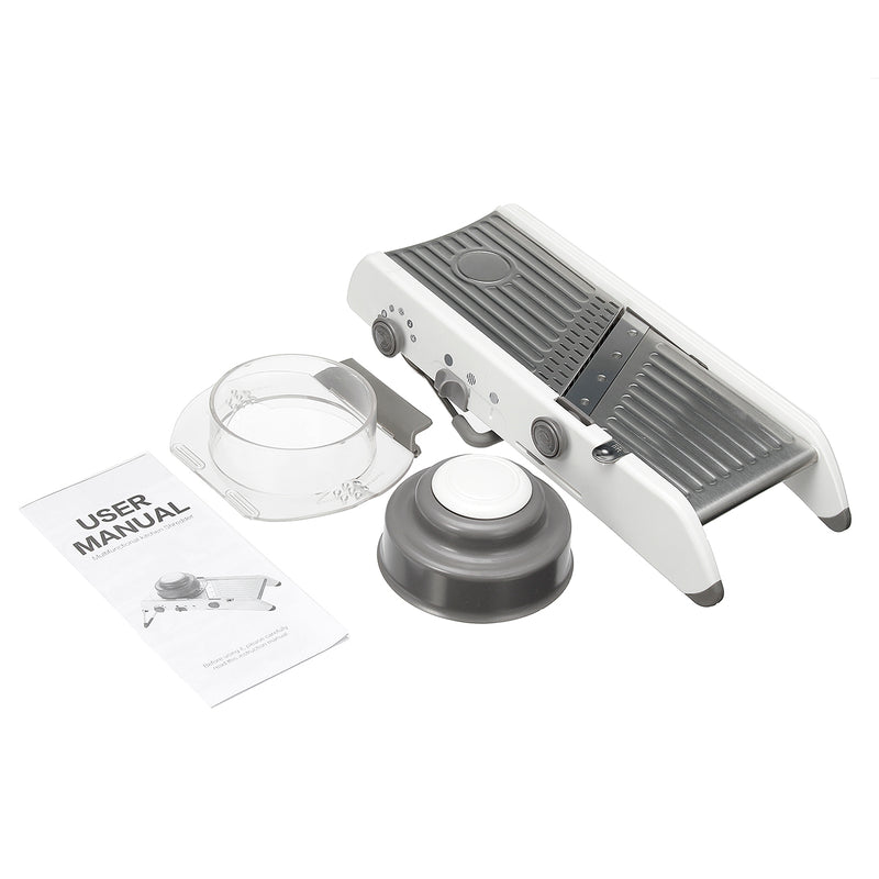 18 in 1 Manual Slicer Vegetable Food Cutter Adjustable Blades Home Kitchen Tool Shredded Potato Radish Flower Slices Dish Wiper