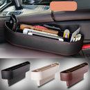 Multiple Grid PU Car Seat Crevice Storage Box Seat Gap Organizer Pocket Phone Holder