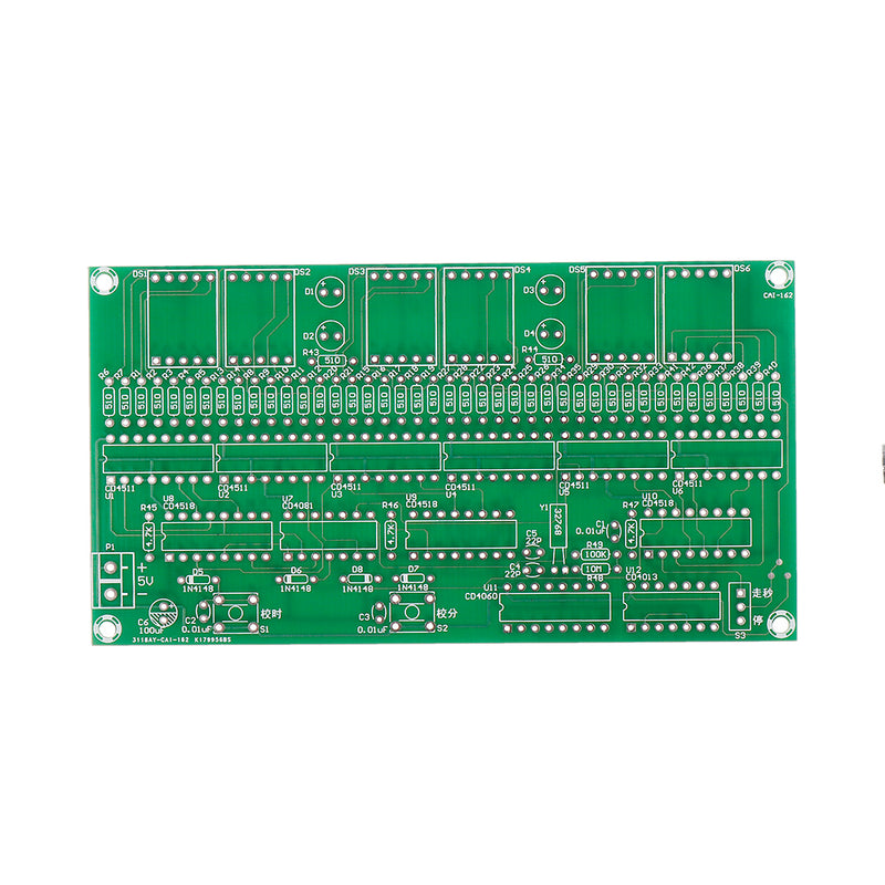 DIY Electronic Kit 6 Bit Digital Circuit Clock Production Kit Skill Contest Training Materials