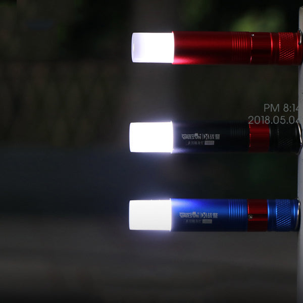 Warsun 1802 Magnatic Tail Work Light AA 14500 Flashlight Mini LED Torch Bike Light Camping Tent Lamp