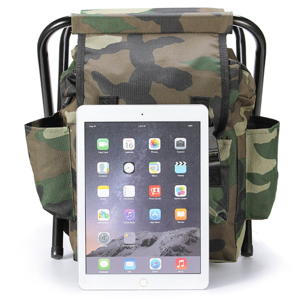 Fishing Chair Outdoor Portable Folding Stool Backpack Portable Folding Fishing Chair Backpack