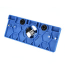 35mm Blue Cup Style Round Hinge Jig Drill Guide Cabinet Door Hole Locator for Woodworking