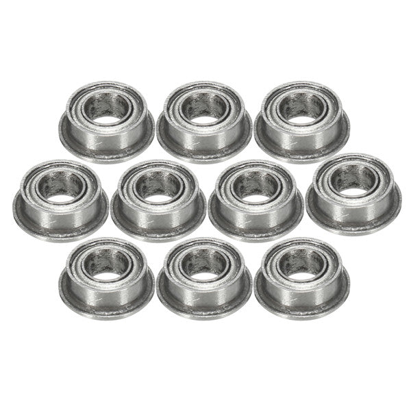 10pcs MF63ZZ 3x6x2.5mm Double Shielded Flange Ball Bearing