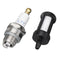Ignition Coil Carburetor Carb Kit For STIHL FS38 FS45 FS46 FS55 KM55R FS45C FC55