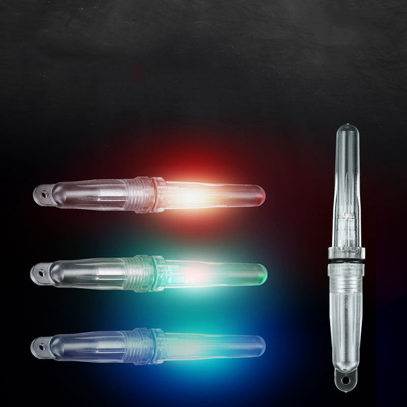 LINNHUE Colorful LED Attracting Fishing Lamp Waterproof White+Red+Yellow+Blue+Green+Purple Light Shift Fishing Lights