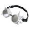 Fashion Silver Steampunk Goggles Spikey Burning Man Costume Cosplay Gothic Punk