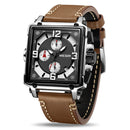 MEGIR 2061 Unique Style Men Wrist Watch Chronograph Date Luminous Number Quartz Watch