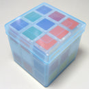 Transparent PP Magic Cube Storage Box Case Protect for Universal 57cm 3x3x3 Magic Cube