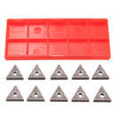 10Pcs TNMG160404-MA VP15TF CNC Carbide Inserts Lathe Turning Tool Holder Inserts