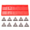 10Pcs TNMG160404-MA VP15TF CNC Carbide Inserts Lathe Turning Tool Holder Inserts