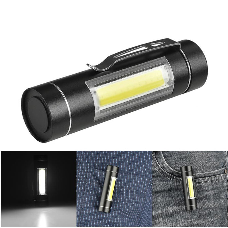 XANES 1516 T6 1000Lumens Special Side Light Portable Brightness EDC Tactical LED Flashlight