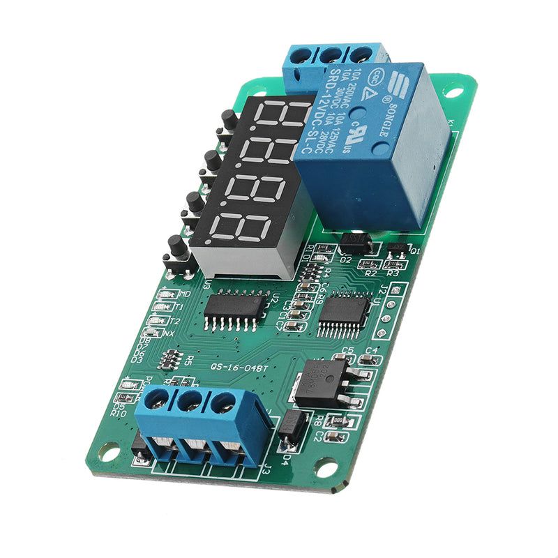DC 12V CE030 Multifunction Self-lock Relay PLC Cycle Delay Timer Control Module
