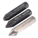 BROPPE 3pcs Cross Impact Screwdriver Bits 8mm Hex Shank 36mm Cross-Screwdriver Bits Set