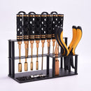 YUNZHONG Tool Storage Rack Screws Garage Organizer Metal Screwdriver Holder