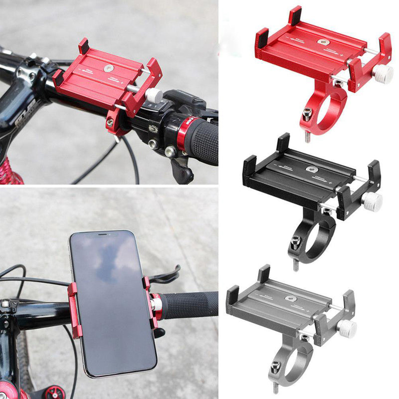Aluminum Alloy Bicycle Holder Motorcycle Bike Handlebar Navigation Bracket For Cell Phone Mount