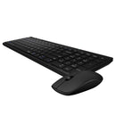 Rapoo 8050T 2.4GHz Wireless 108 Keys Keyboard and 1300dpi Mouse Combo Set with USB Receiver for Windows10 / 8 / 7 / Vista / XP