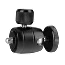 Ulanzi U-30P Metal Mini Tripod Head Ballhead with Dual 1/4 Screw