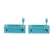 6pcs IC Lock Seat Zif Socket Test Universal zif Sockets 18Pin