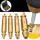 4pcs Damaged Screw Extractor for Removing Metal Stripped Screw Tool