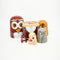 6Pcs/Set Nesting Dolls Wooden Matryoshka Russian Dolls Hand Painted Baby Toy  Home Decorations