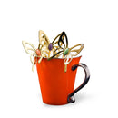 KCASA Tea Spoon Three-dimensional Butterfly Creative Design Elegant Aluminum Alloy Coffee Tea Spoon