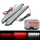 2pcs LED Rear Bumper Turn Signal Light Brake Tail Stop Running Lamp For Mazda 3 2010-2013
