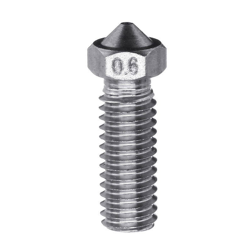 3pcs 0.6mm Stainless Steel Lengthen Volcano Nozzle for 1.75mm Filament 3D Printer