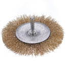 Drillpro 12Pcs Wire Wheel Brush Cup Wire Brush Set 6mm Shank For Removal of Rust/Corrosion/Paint-Reduced