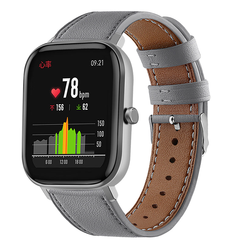 Bakeey 20mm Genuine Leather Watch Band For Amazfit GTS/Bip/Bip Lite Smart Watch