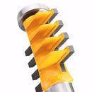 Drillpro RB27 1/2 Inch Shank Reversible Finger Joint Glue Joint Router Bit for Woodworking