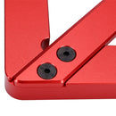 45/90 Degree Right Angle Line Gauge Carpenter Round Heart Ruler Gauge Woodworking Center Scriber