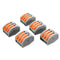 Excellway ET25 3 Pins Spring Terminal Block 10Pcs Electric Cable Wire Connectors