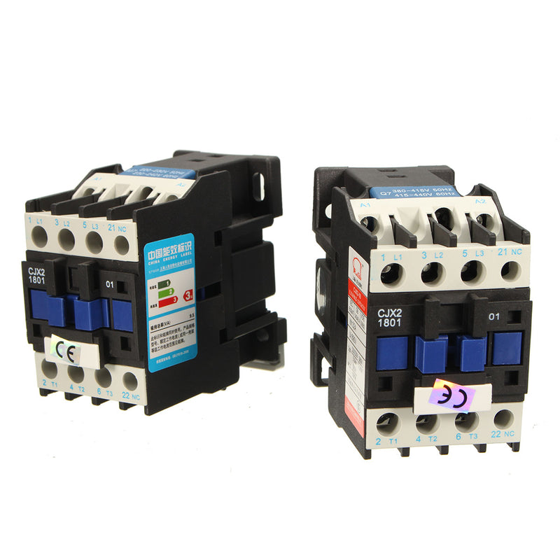 CJX2-1801 AC 220V/380V 18A Contactor Motor Starter Relay 3 POLE+1NC COIL 4KW 7.5KW